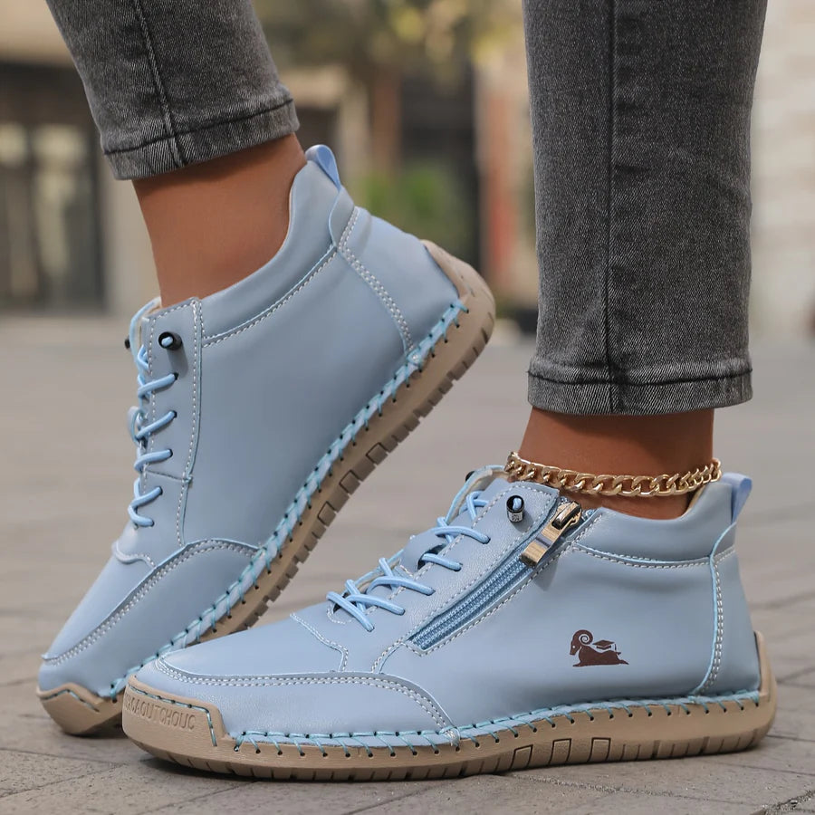 Diana: zapatos ortopédicos cómodos con cremallera