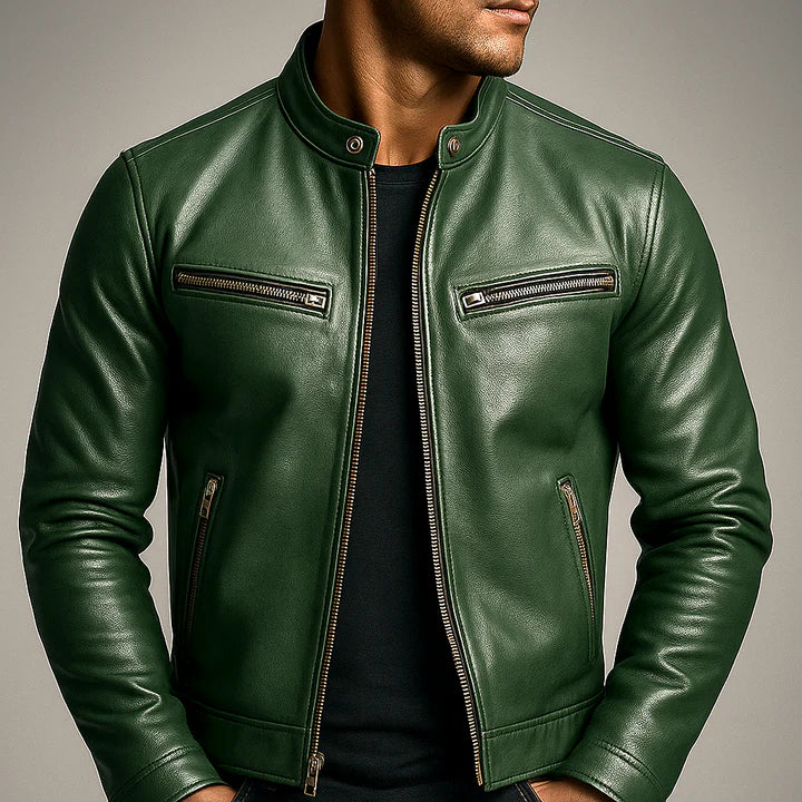Chaqueta de cuero vintage