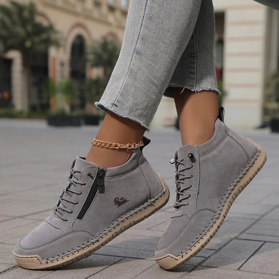 Diana: zapatos ortopédicos cómodos con cremallera