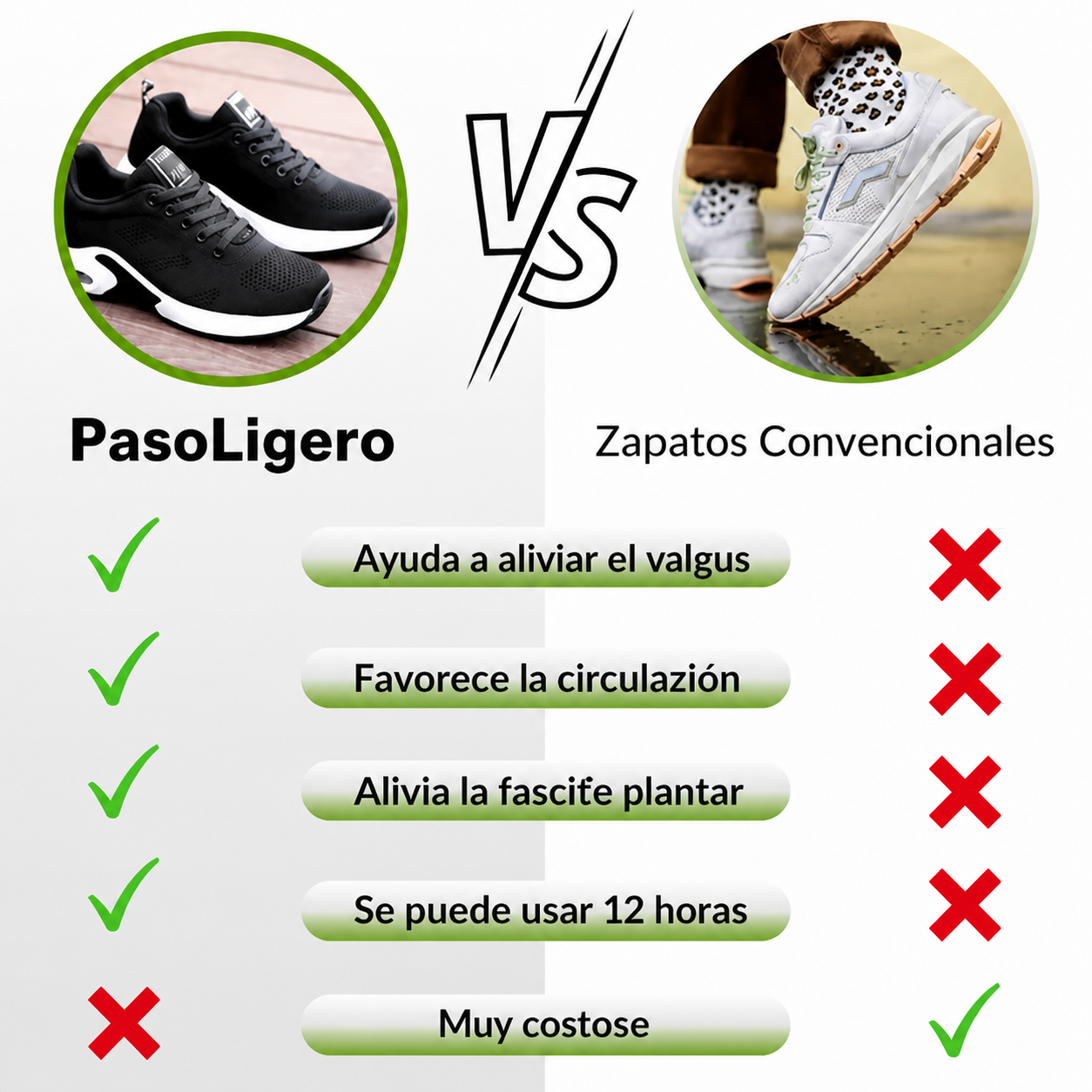 PasoLigero | Zapatos ergonómicos sin dolor