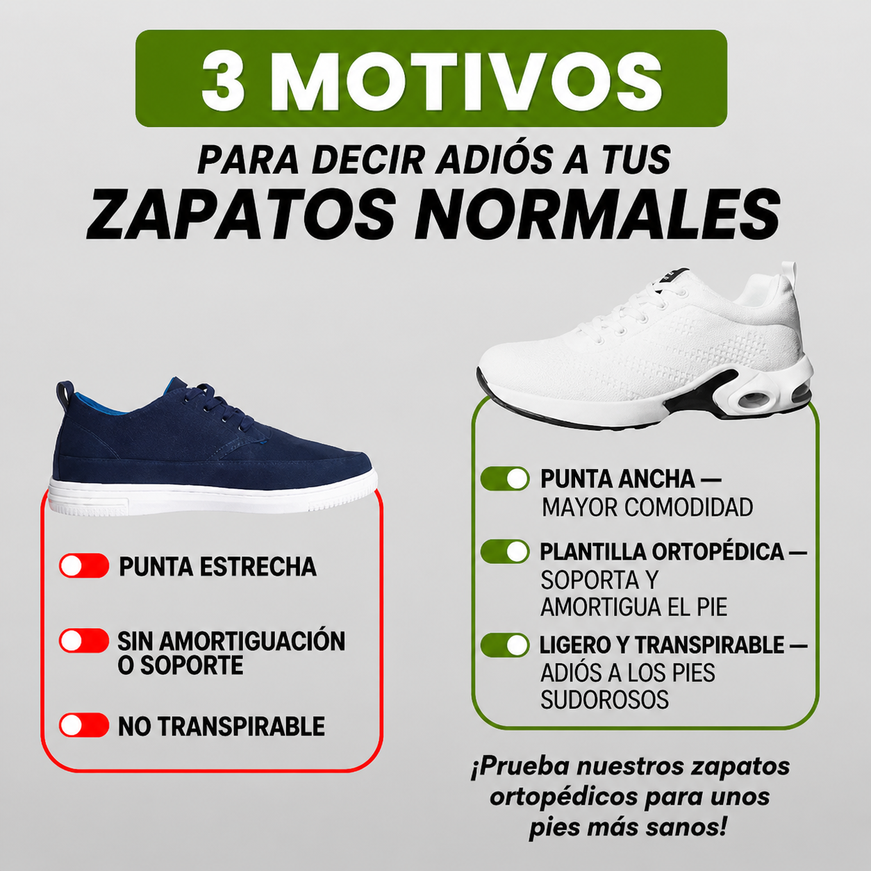 PasoLigero | Zapatos ergonómicos sin dolor