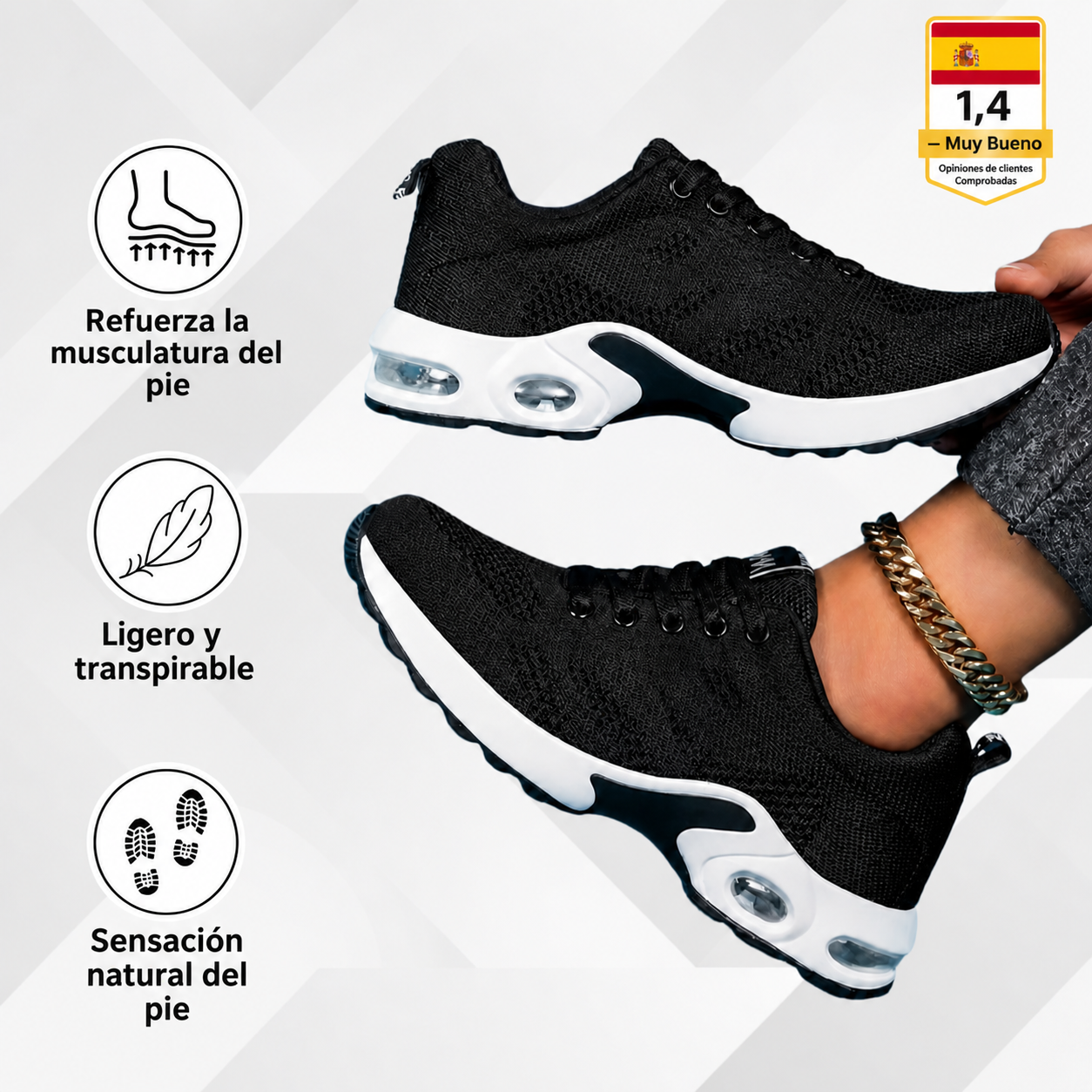 PasoLigero | Zapatos ergonómicos sin dolor