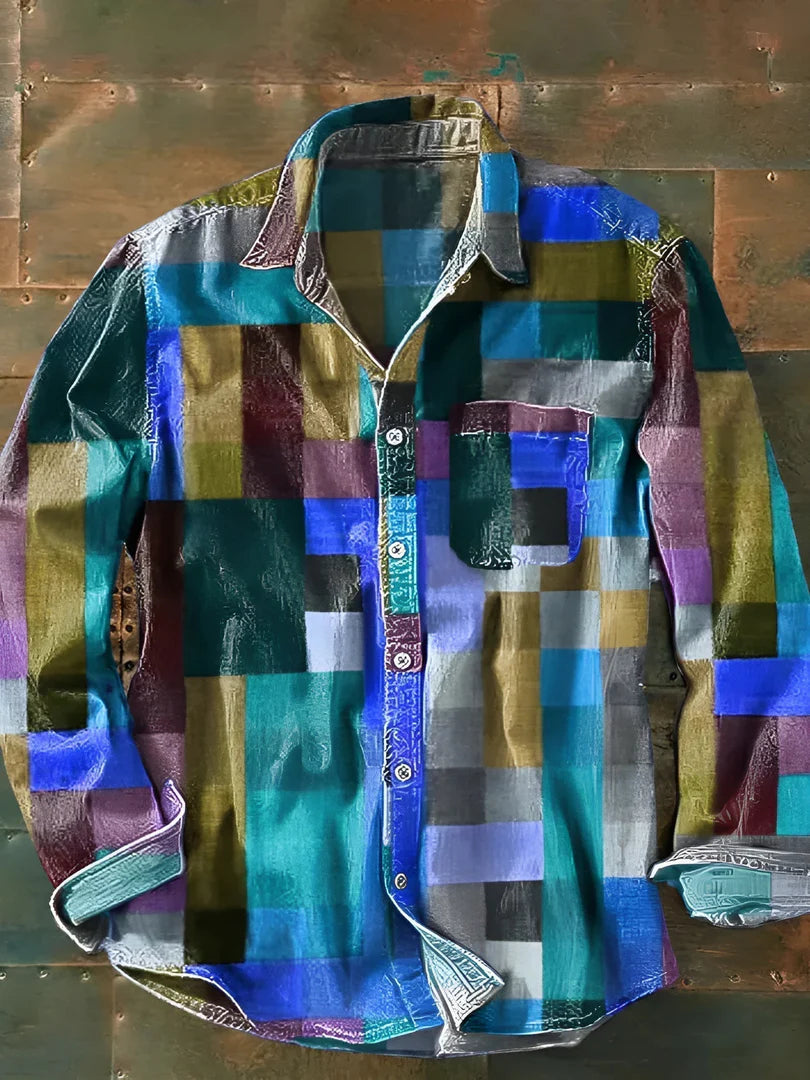 Javier: camisa elegante con un práctico bolsillo