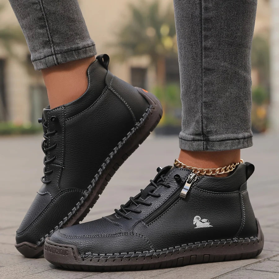 Diana: zapatos ortopédicos cómodos con cremallera