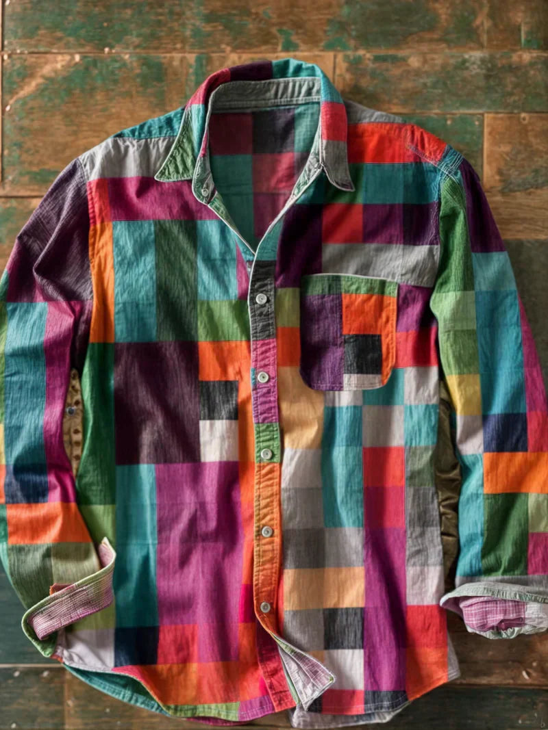 Javier: camisa elegante con un práctico bolsillo