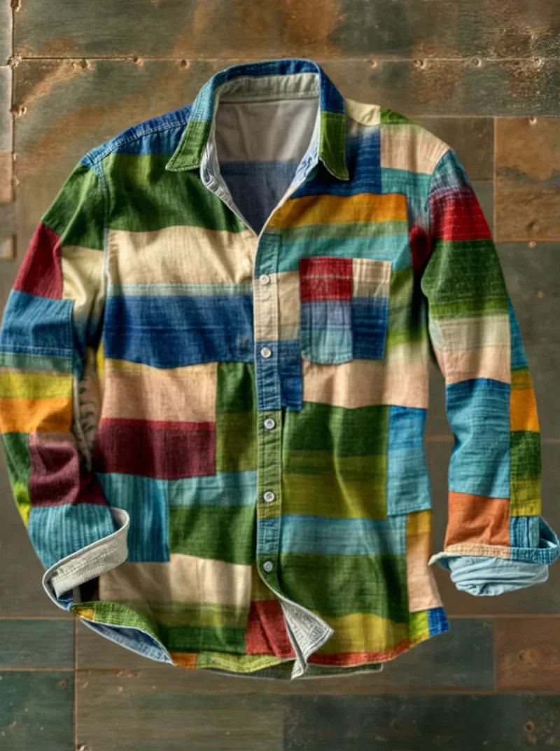 Javier: camisa elegante con un práctico bolsillo