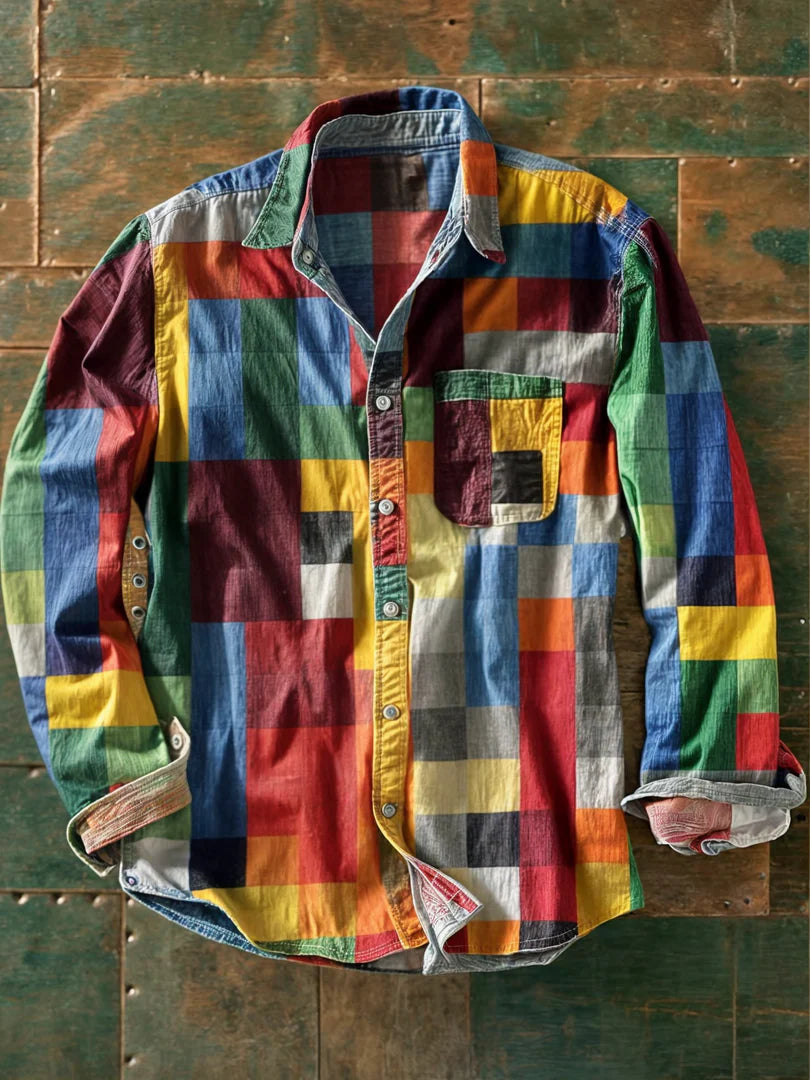 Javier: camisa elegante con un práctico bolsillo
