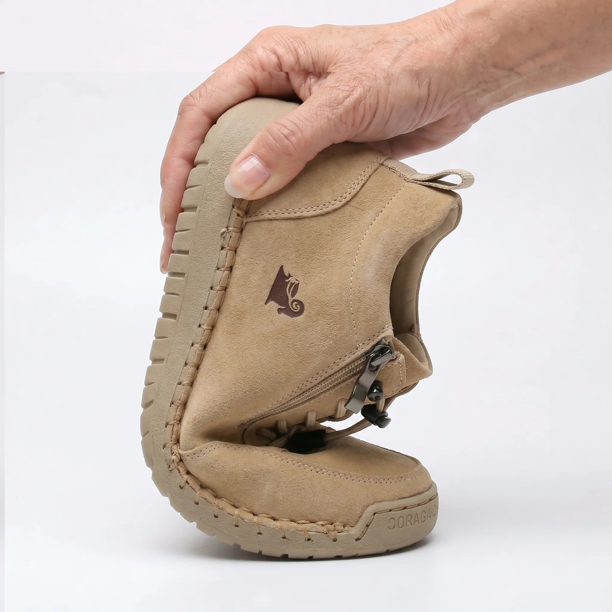 Diana: zapatos ortopédicos cómodos con cremallera