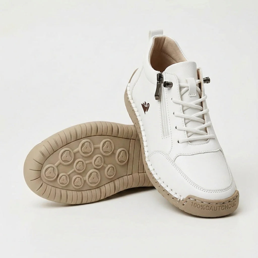Diana: zapatos ortopédicos cómodos con cremallera