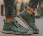 Diana: zapatos ortopédicos cómodos con cremallera