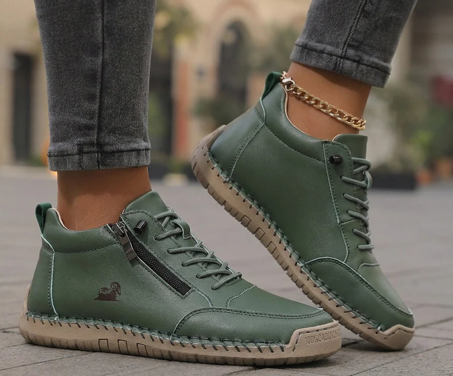 Diana: zapatos ortopédicos cómodos con cremallera