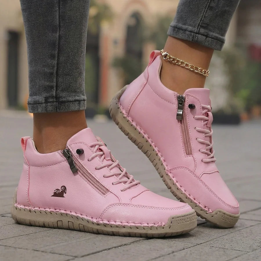 Diana: zapatos ortopédicos cómodos con cremallera